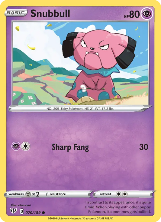 Snubbull 70 Darkness Ablaze Pokesingles