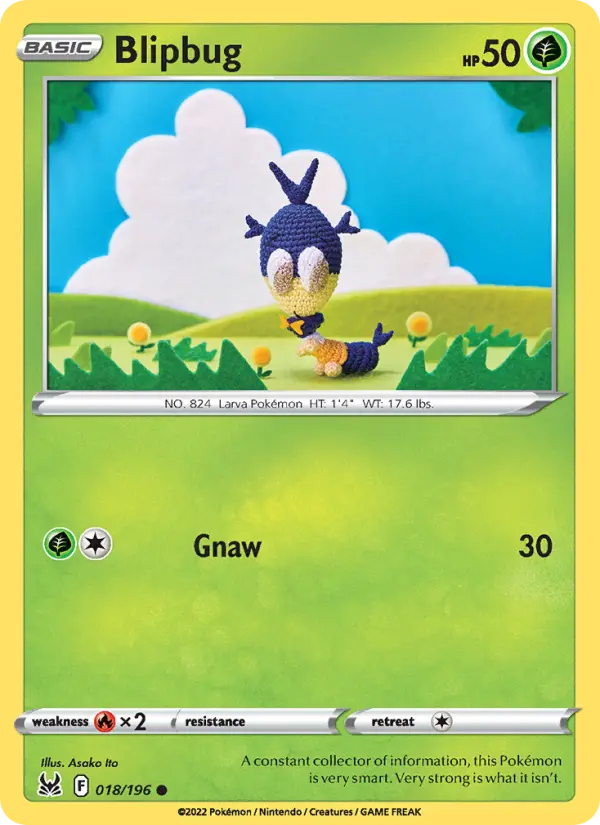Blipbug 18 Lost Origin Pokesingles