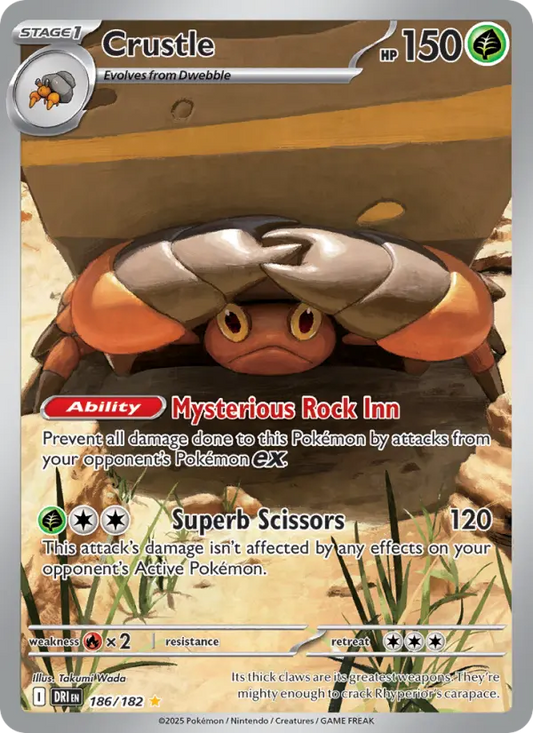 Crustle 186 Destined Rivals Pokesingles