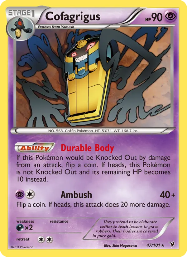 Cofagrigus 47 Noble Victories Pokesingles
