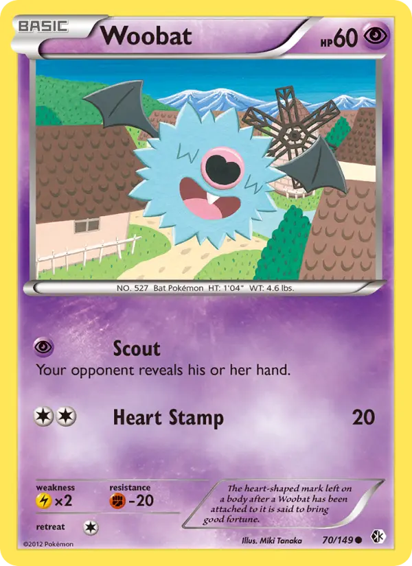Woobat 70 Boundaries Crossed Pokesingles