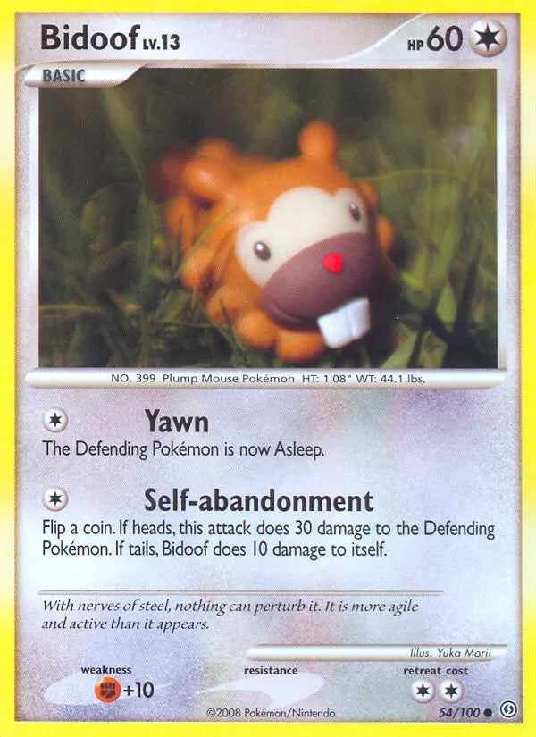 Bidoof 54 Stormfront Pokesingles