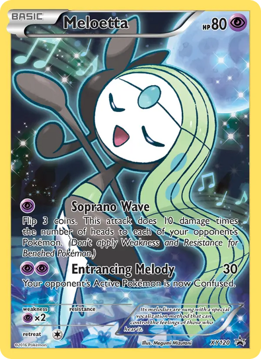 Meloetta XY120 XY Black Star Promos Pokesingles
