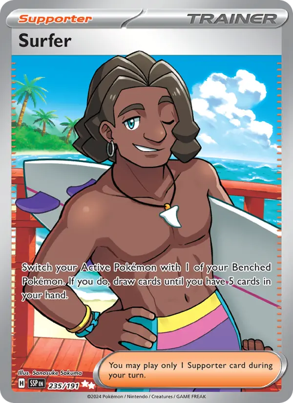 Surfer 235 Surging Sparks Pokesingles