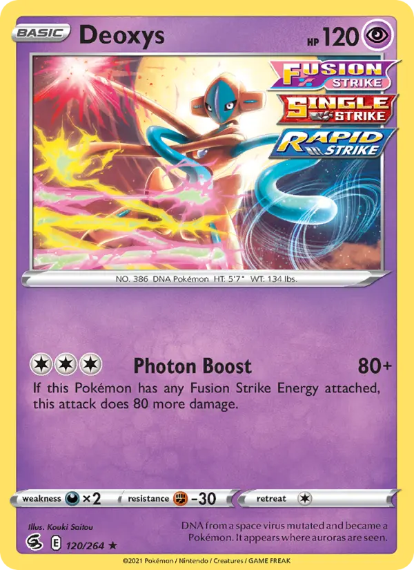 Deoxys 120 Fusion Strike Pokesingles