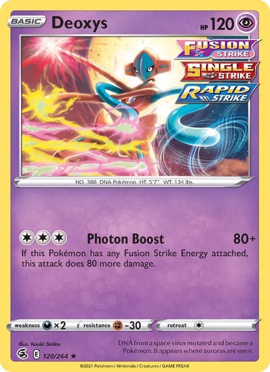 Deoxys 120 Fusion Strike Pokesingles