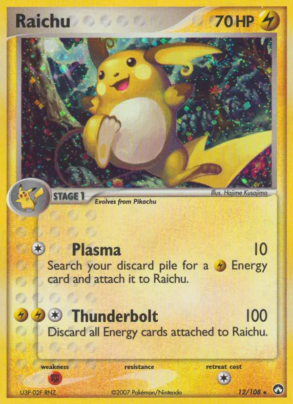 Raichu 12 Power Keepers Pokesingles