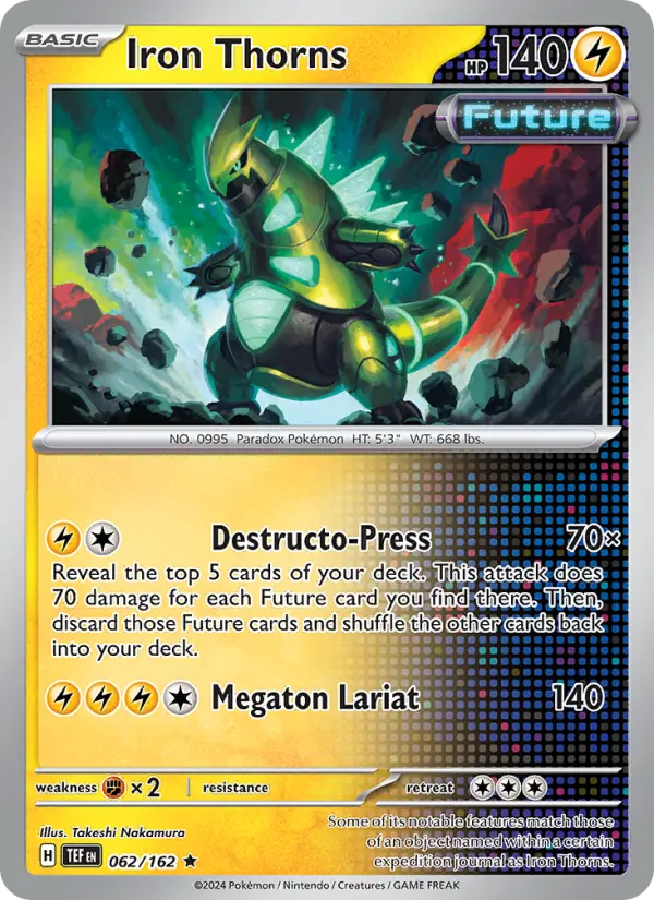 Iron Thorns 62 Temporal Forces Pokesingles