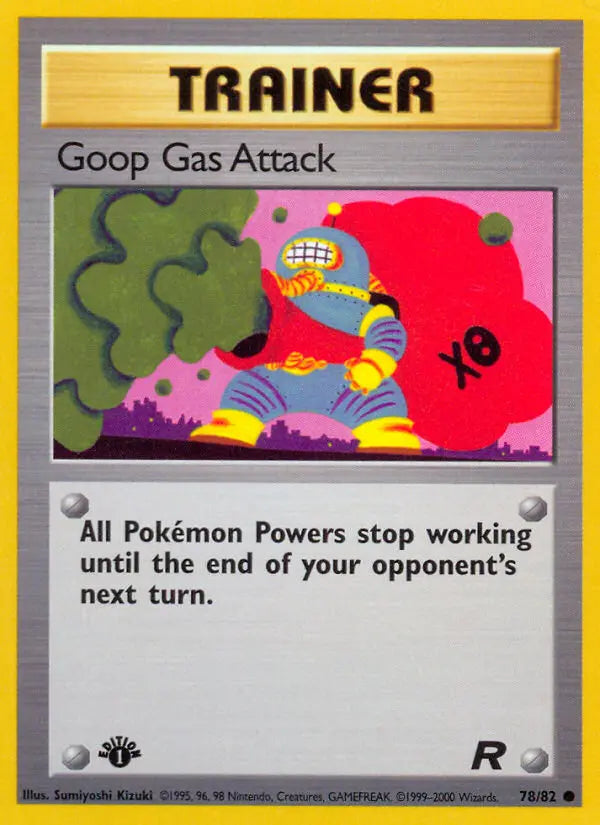Goop Gas Attack 78 Team Rocket Pokesingles