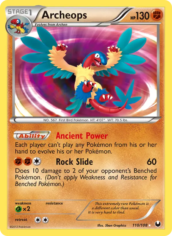Archeops 110 Dark Explorers Pokesingles