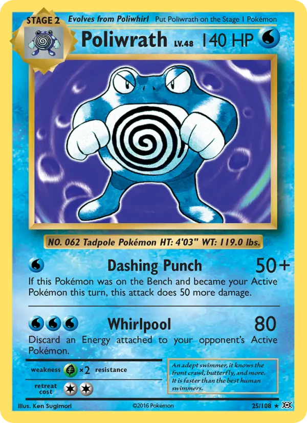 Poliwrath 25 Evolutions Pokesingles