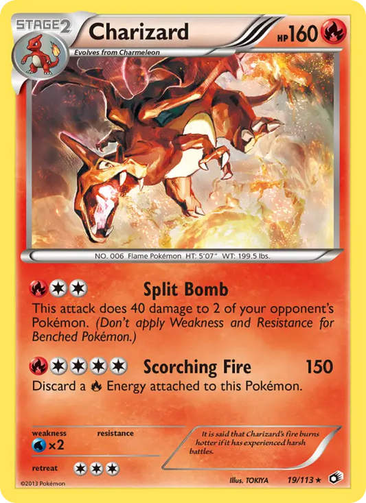 Charizard 19 Legendary Treasures Pokesingles