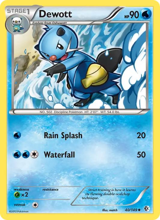 Dewott 40 Boundaries Crossed Pokesingles