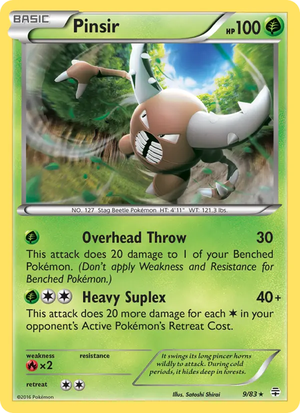 Pinsir 9 Generations Pokesingles