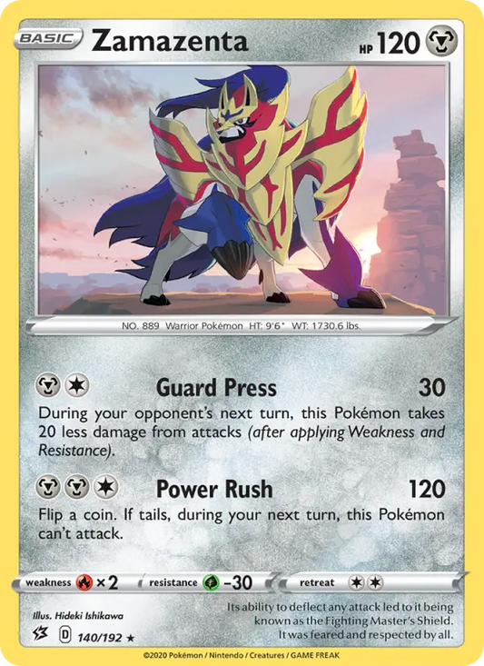 Zamazenta 140 Rebel Clash Pokesingles