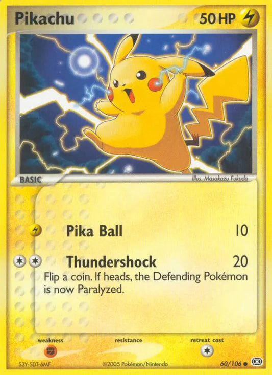 Pikachu 60 Emerald Pokesingles