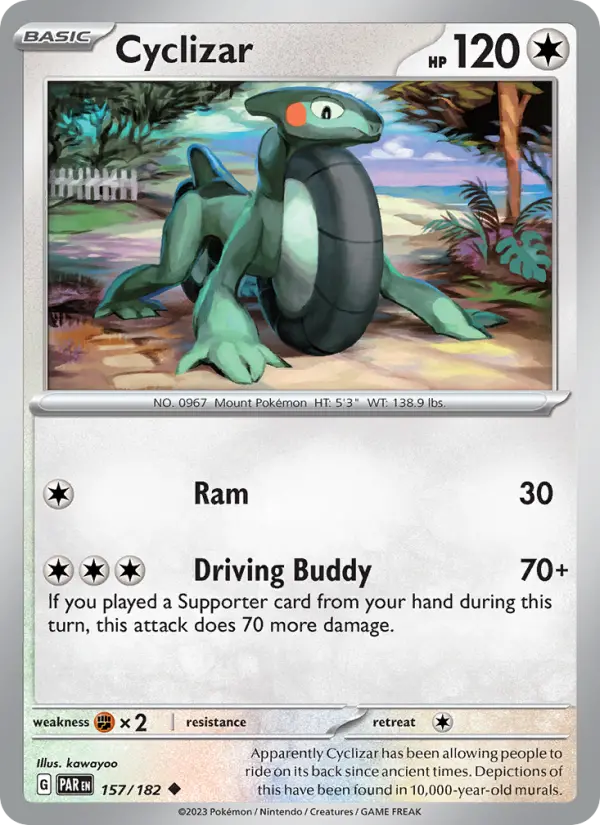 Cyclizar 157 Paradox Rift Pokesingles
