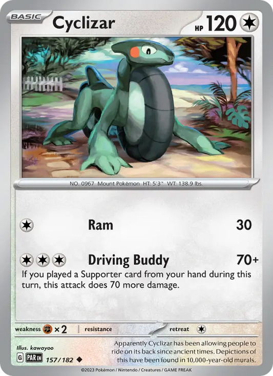 Cyclizar 157 Paradox Rift Pokesingles