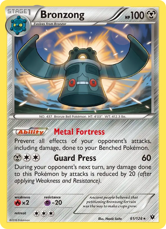 Bronzong 61 Fates Collide Pokesingles