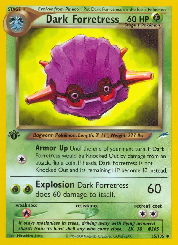 Dark Forretress 35 Neo Destiny Pokesingles