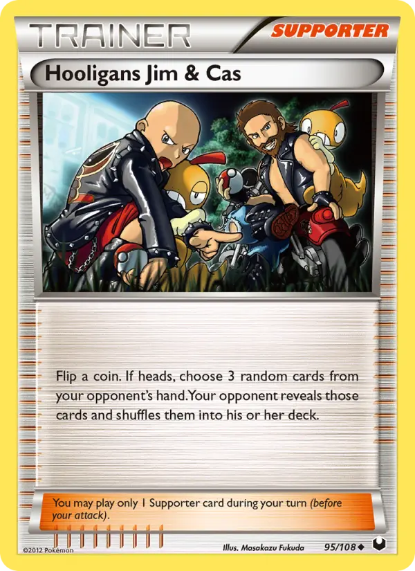 Hooligans Jim & Cas 95 Dark Explorers Pokesingles