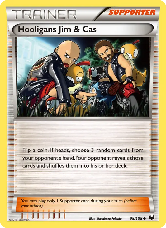 Hooligans Jim & Cas 95 Dark Explorers Pokesingles