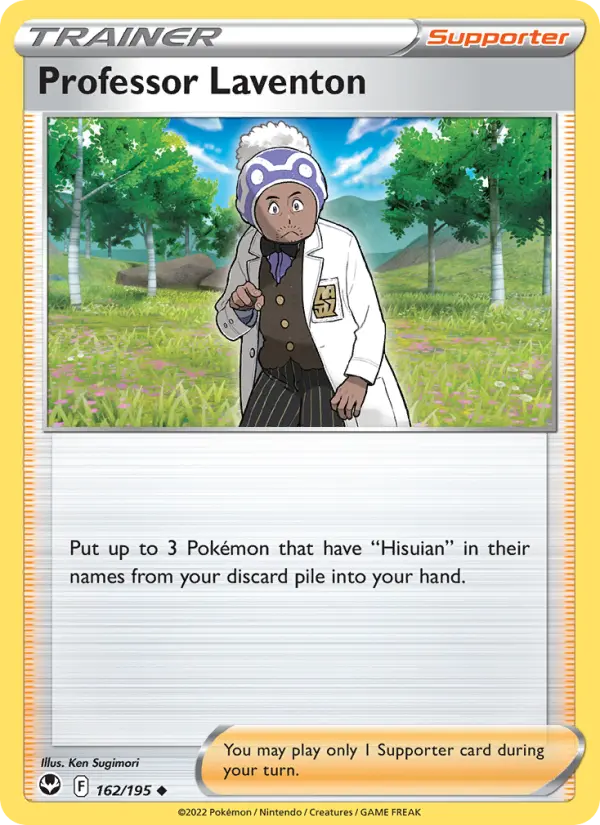 Professor Laventon 162 Silver Tempest Pokesingles