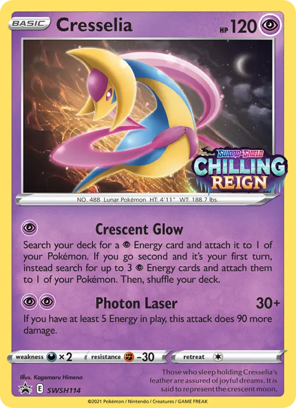 Cresselia SWSH114 SWSH Black Star Promos Pokesingles