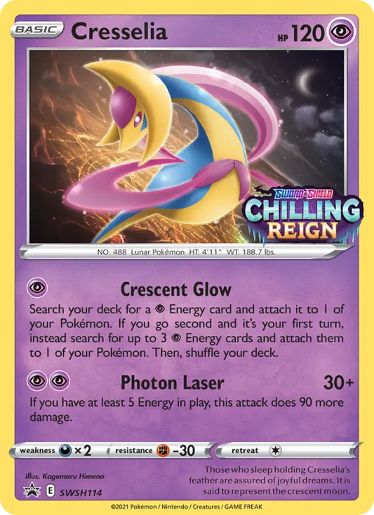 Cresselia SWSH114 SWSH Black Star Promos Pokesingles