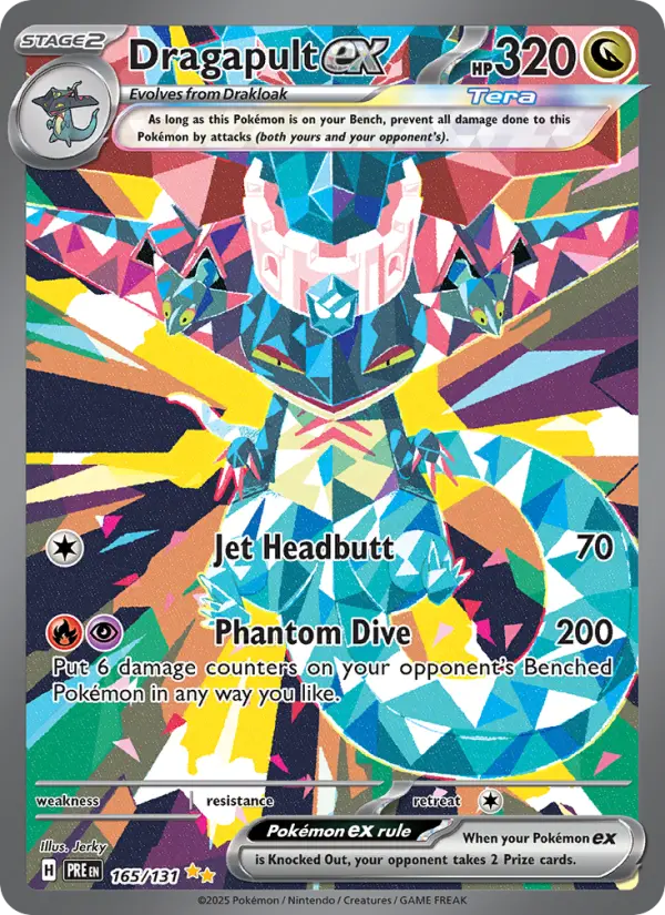 Dragapult ex 165 Prismatic Evolutions Pokesingles