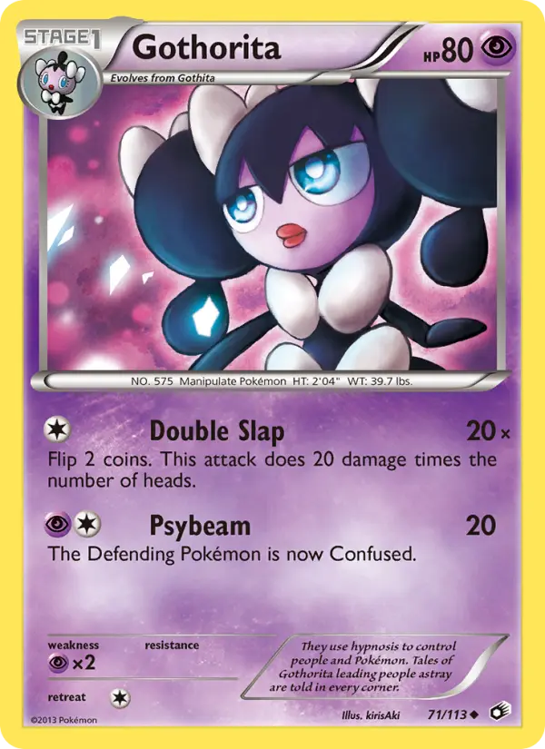 Gothorita 71 Legendary Treasures Pokesingles
