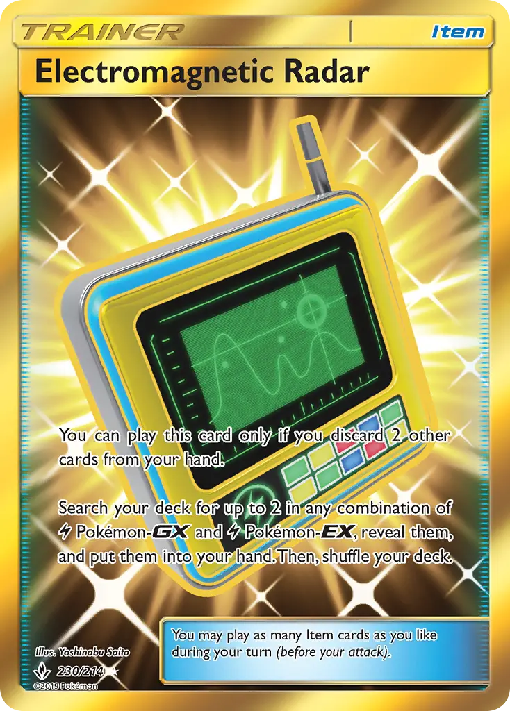 Electromagnetic Radar 230 Unbroken Bonds Pokesingles