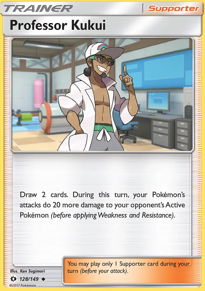 Professor Kukui 128 Sun & Moon Pokesingles