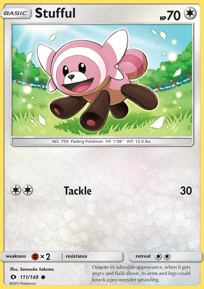 Stufful 111 Sun & Moon Pokesingles