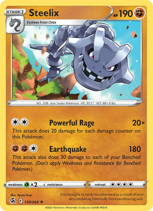 Steelix 139 Fusion Strike Pokesingles