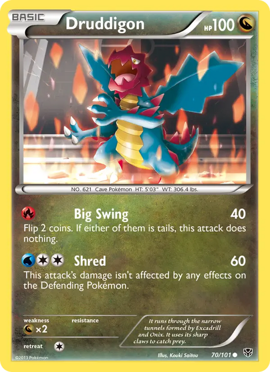 Druddigon 70 Plasma Blast Pokesingles