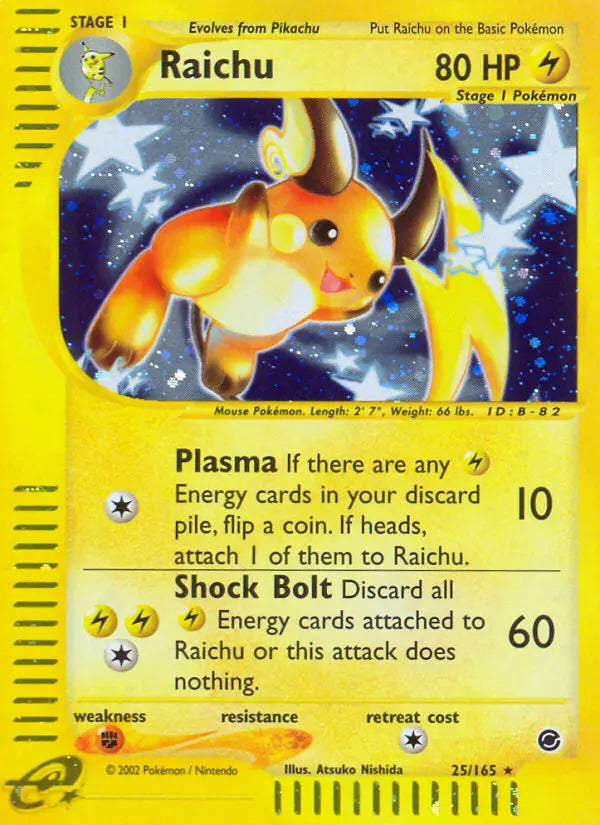 Raichu 25 Expedition Base Set Pokesingles