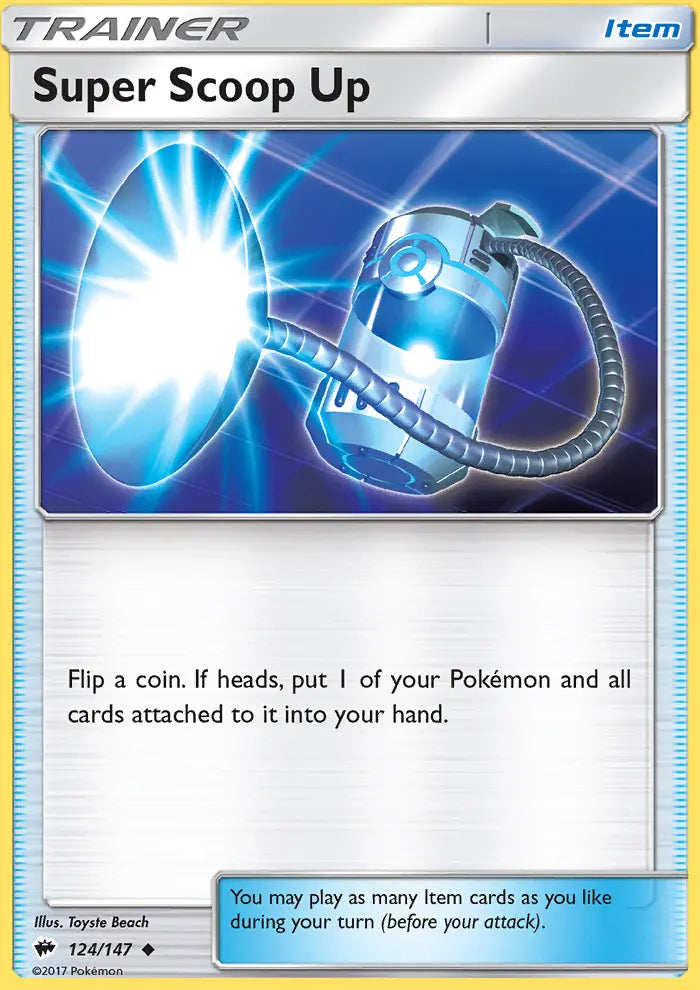Super Scoop Up 124 Burning Shadows Pokesingles