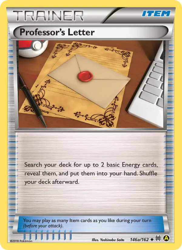 Professor's Letter 146 BREAKthrough Pokesingles