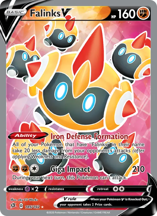 Falinks V 185 Rebel Clash Pokesingles