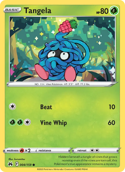 Tangela 4 Crown Zenith Pokesingles