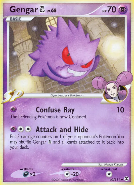 Gengar GL 40 Rising Rivals Pokesingles