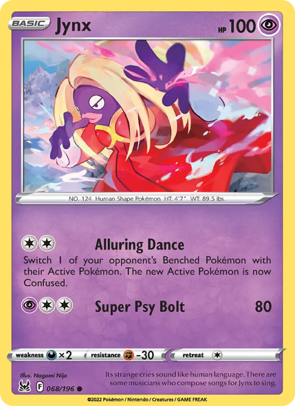 Jynx 68 Lost Origin Pokesingles
