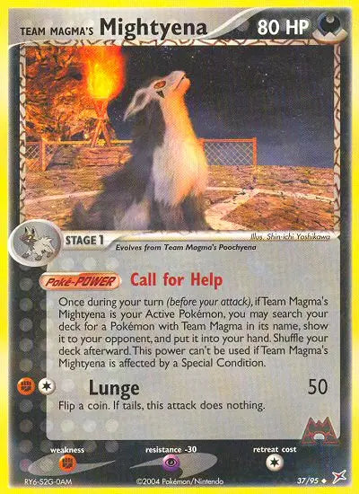 Team Magma's Mightyena 37 Team Magma vs Team Aqua Pokesingles