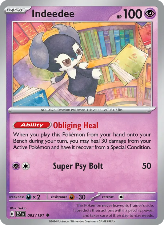 Indeedee 93 Surging Sparks Pokesingles