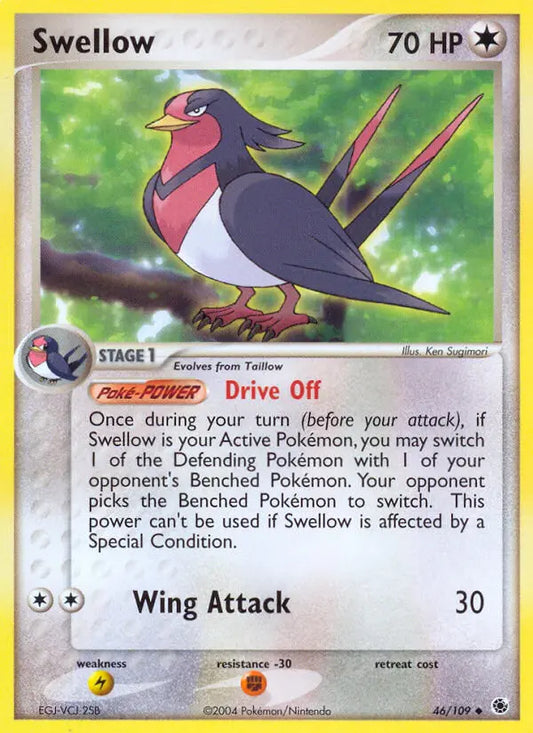 Swellow 46 Ruby & Sapphire Pokesingles