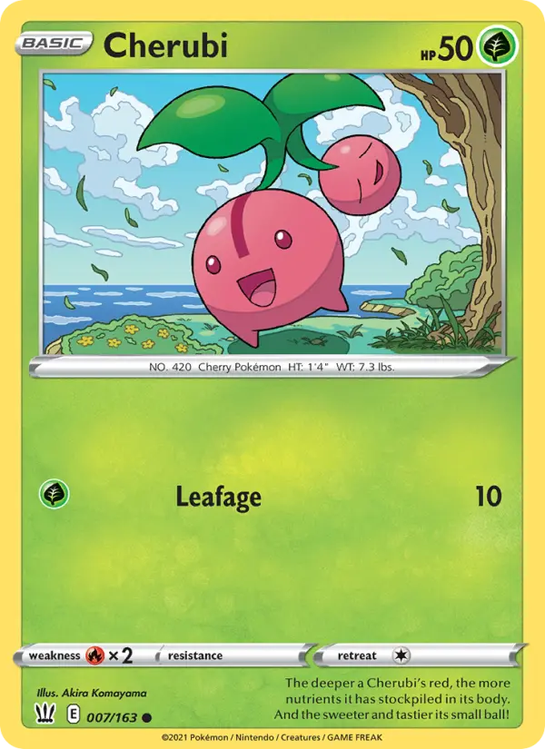 Cherubi 7 Battle Styles Pokesingles