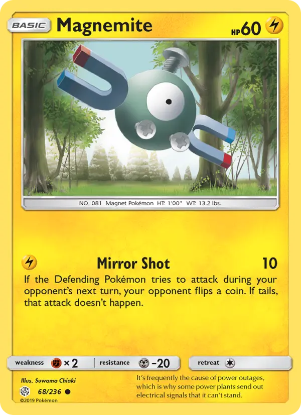 Magnemite 68 Cosmic Eclipse Pokesingles