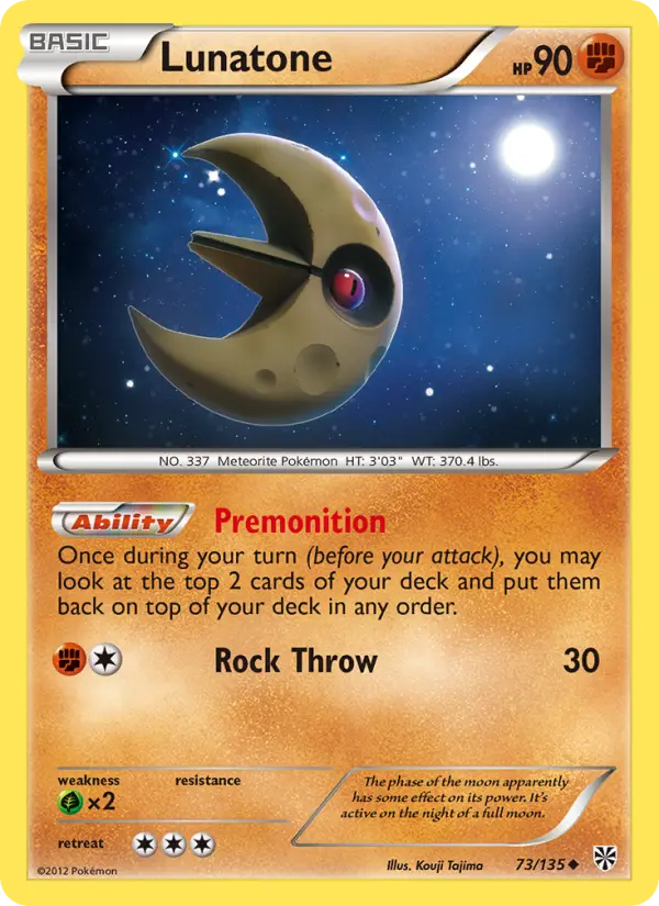 Lunatone 73 Plasma Storm Pokesingles