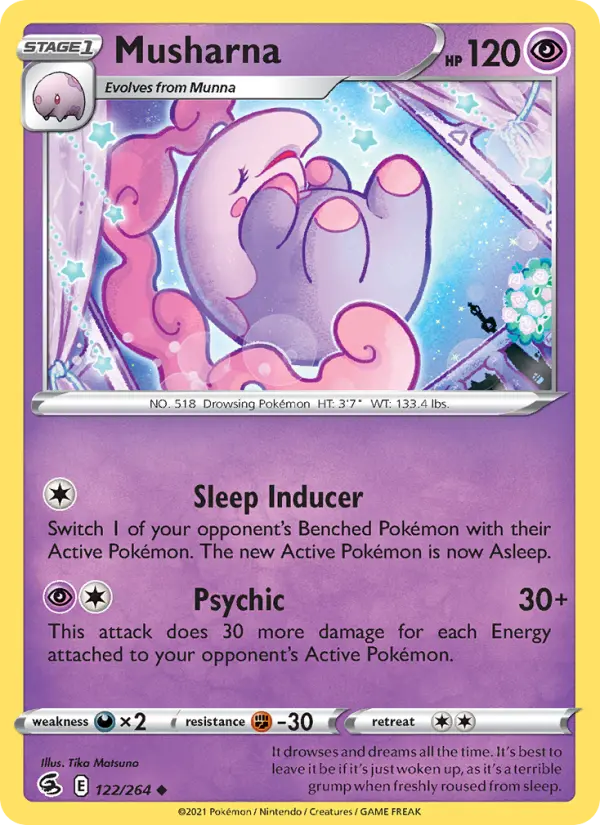 Musharna 122 Fusion Strike Pokesingles